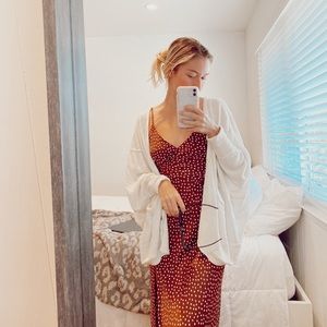 thrifted free people cardigan!